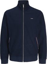 JACK & JONES PLUS - JPRBLUALVES STRUCTURE FULL ZIP SWE PLS Heren Trui