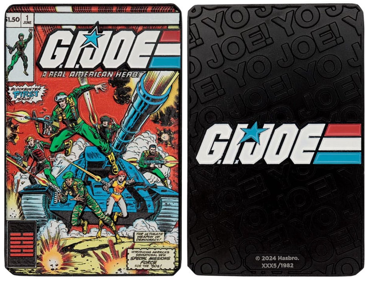 FaNaTtik G.I. Joe Ingot A Real American Hero #1 Limited Edition Coins