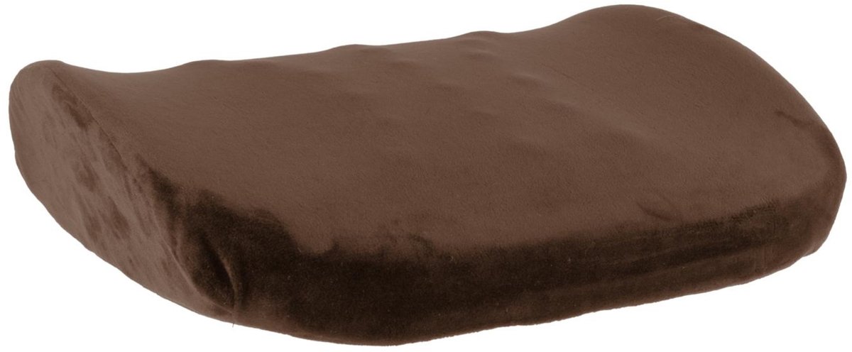 Home Deco Factory Zitkussen stoel - bruin - B33 x H9 cm - bureaustoel/autostoel
