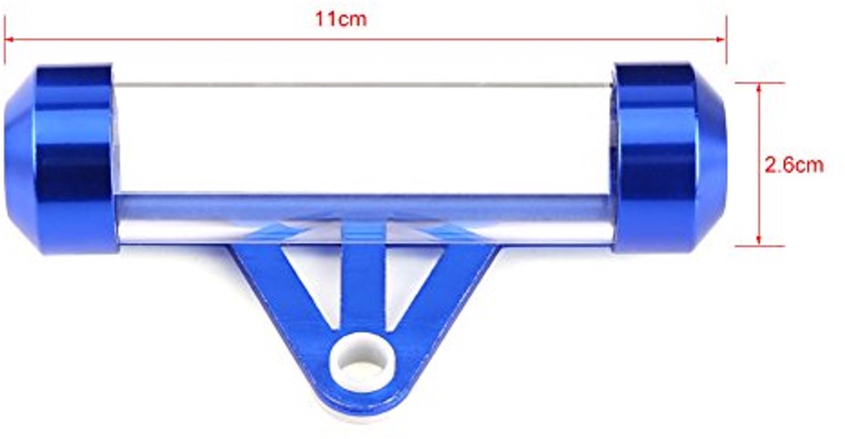 Motorfiets Verzekering Sticker Houder, Cilindrische Schijf Belasting Buis Houder, Motorfiets Verzekering Sticker Houder Cilindrische Waterdichte Beveiliging Schijf Buis Houder Frame voor de(Blauw)