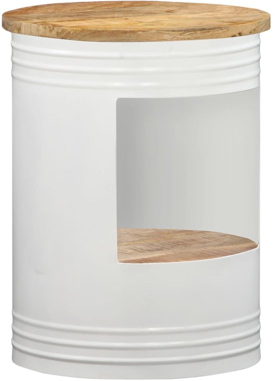 vidaXL - Salontafel - 43x55 - cm - massief - mangohout