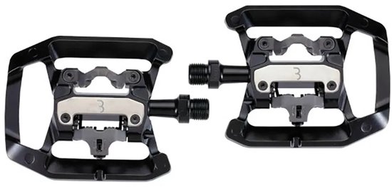 BBB Cycling MTB Pedalen - DualChoice - Combi Fietspedalen: SPD & Anti Slip Platform Pedaal - SPD Pedalen inclusief Schoenplaatjes - Zwart - BPD-61 van BBB Cycling — afbeelding 5