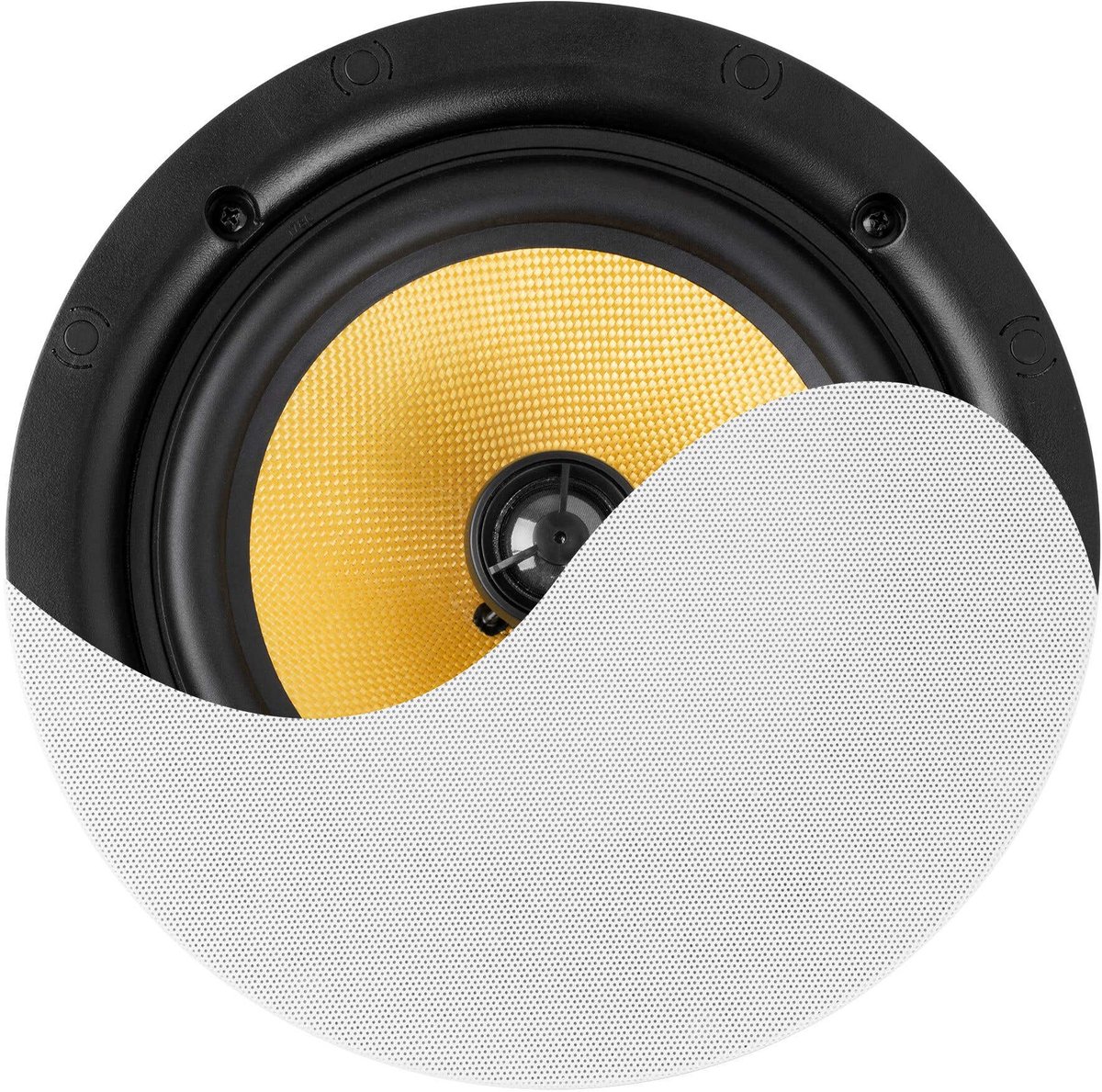 Power Dynamics KVCS8 HQ plafond speaker - IP44 buitenspeaker - Inbouw speaker 8 inch - Wit