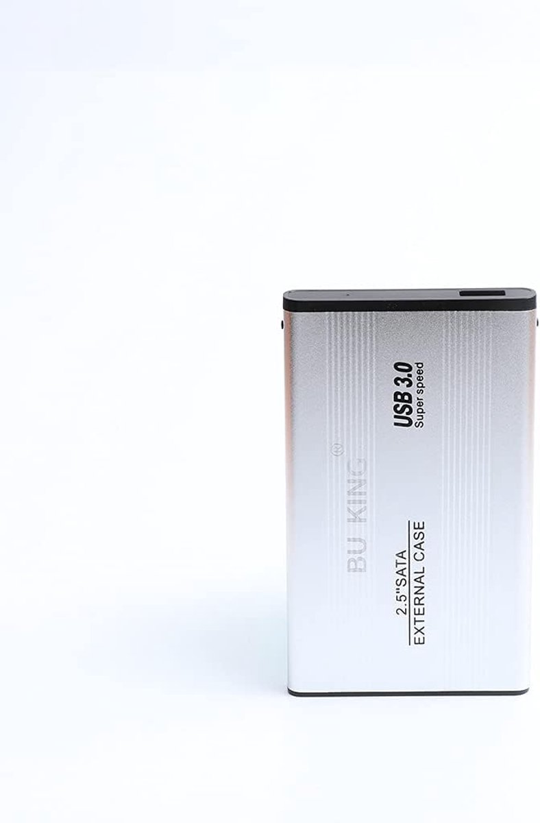 Hard Drive Enclosure - Extern - 120GB - Mobiele Aluminium Behuizing - Zilver