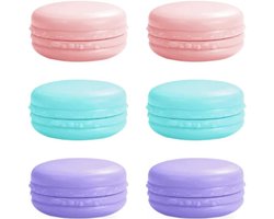 6 Pcs Monster Bottle Jars - 10ml Kleine Herbruikbare Cosmetische Make-up Jars - Opbergcontainers voor Gezichtscrème en Poeder Make-up voor Reizen