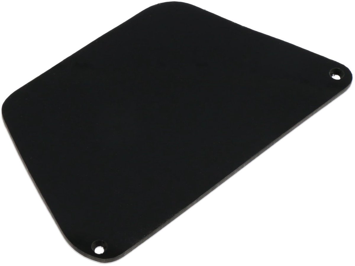 Backplate voor basgitaar / gitaar zwart Fazley 10686