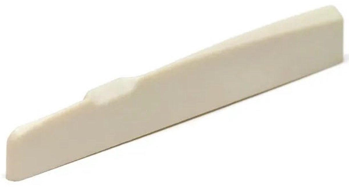 Graph Tech PQ 9276 C0 TUSQ Acoustic Guitar Saddle vlak, gecompenseerd, 3" lang