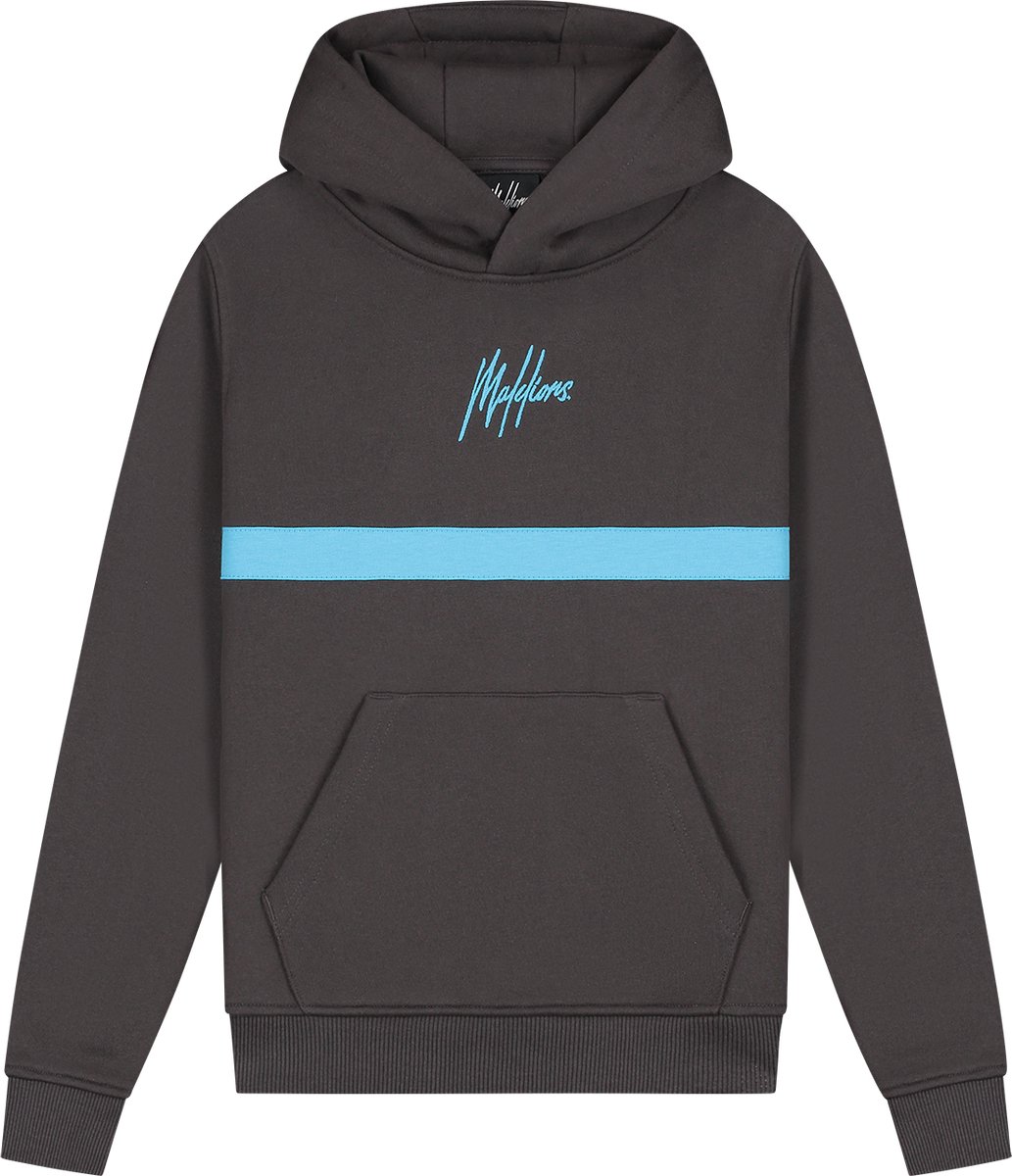 Malelions winter hoodie jongens - grijs blauw - Tube