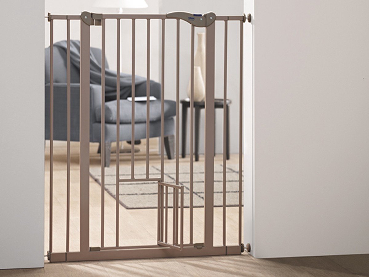 Bol.com Savic Dog Barrier Afsluithek Met Kleine Deur Grijs aanbieding