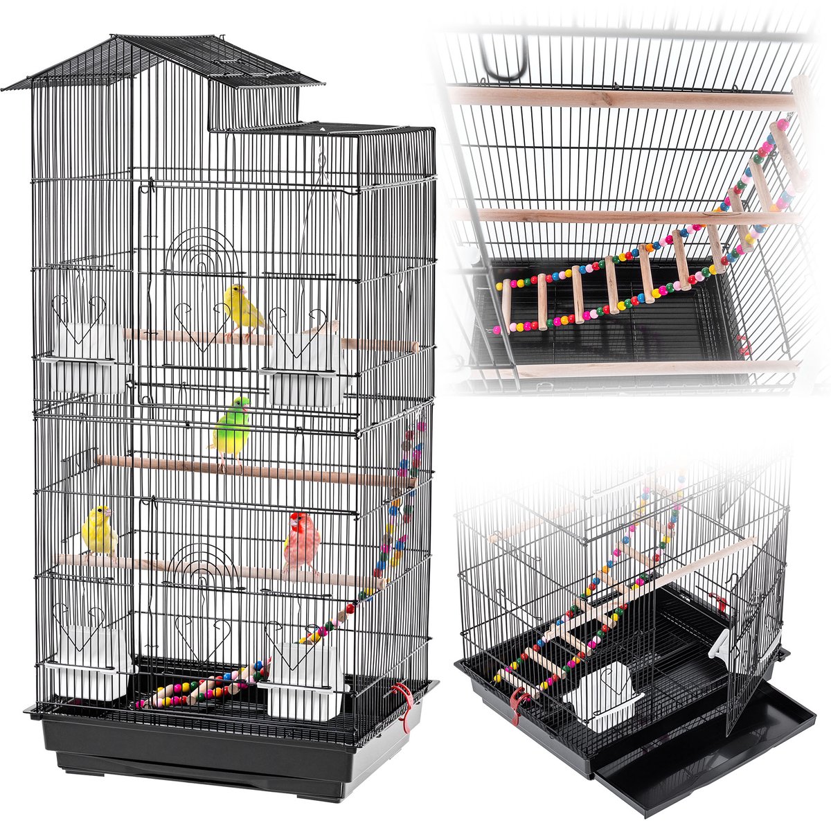 KADAX Vogelkooi 46x36x100 cm K12877
