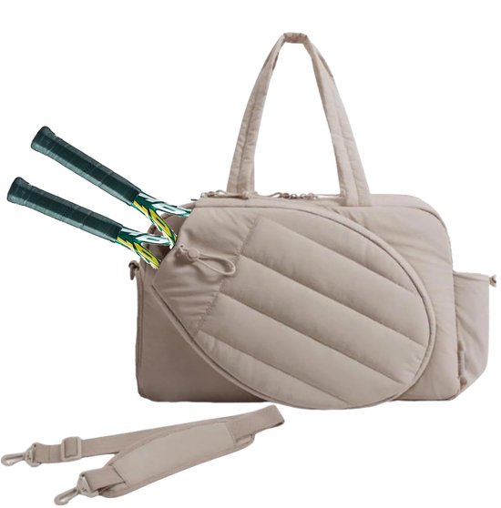 Sac De Tennis pour Femmes - Sac Femme avec Compartiment À Chaussures,Tote Sportif Ligger Organisateur pour Déplacement Court Voyage Weekend