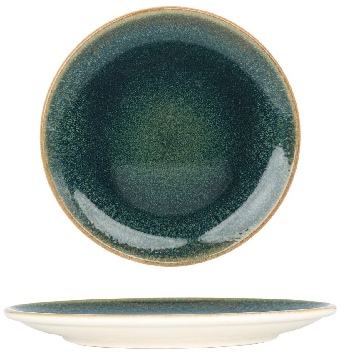 Bonna Dessertbord - Ore Mar - Porselein - 21 cm - set van 6