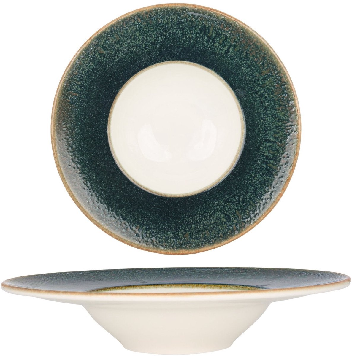 Bonna Pastabord - Ore Mar - Porselein - 28 cm (400cc) - set van 2
