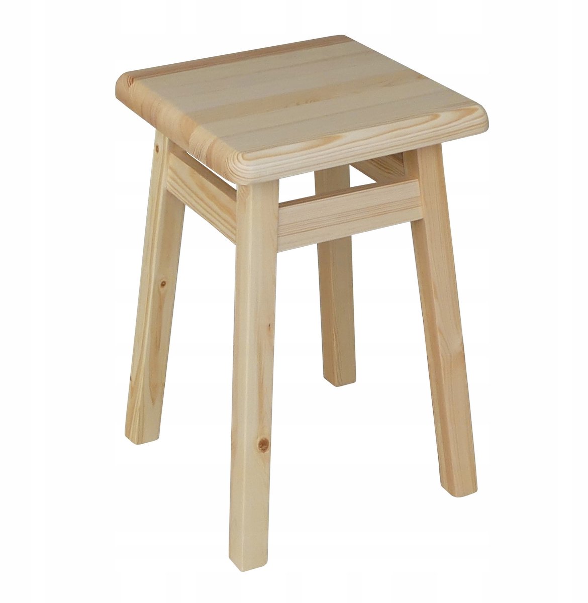 Houten Keukentabouret - Massief Grenen, 45cm Hoog, Naturel