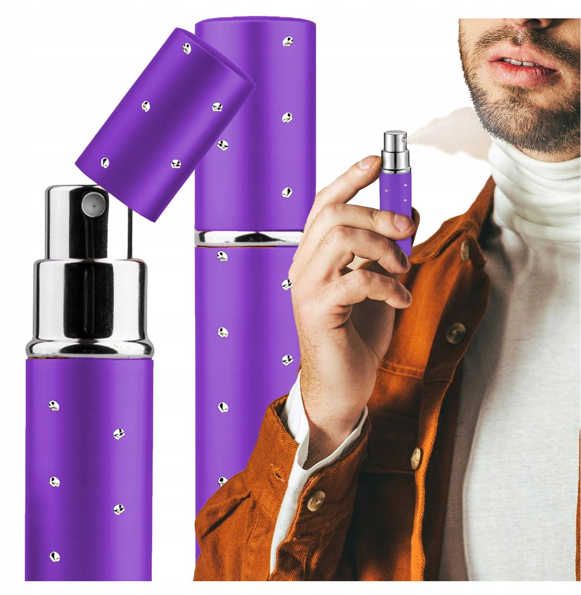 Reisverstuiver parfum Flesje 10ml kristallen paren