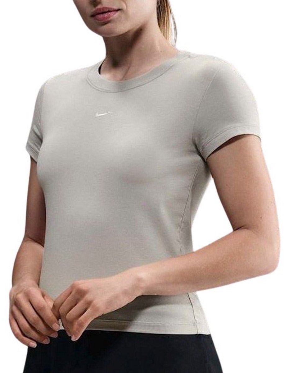Nike Sportswear Chill Knit Shirt Dames Grijs