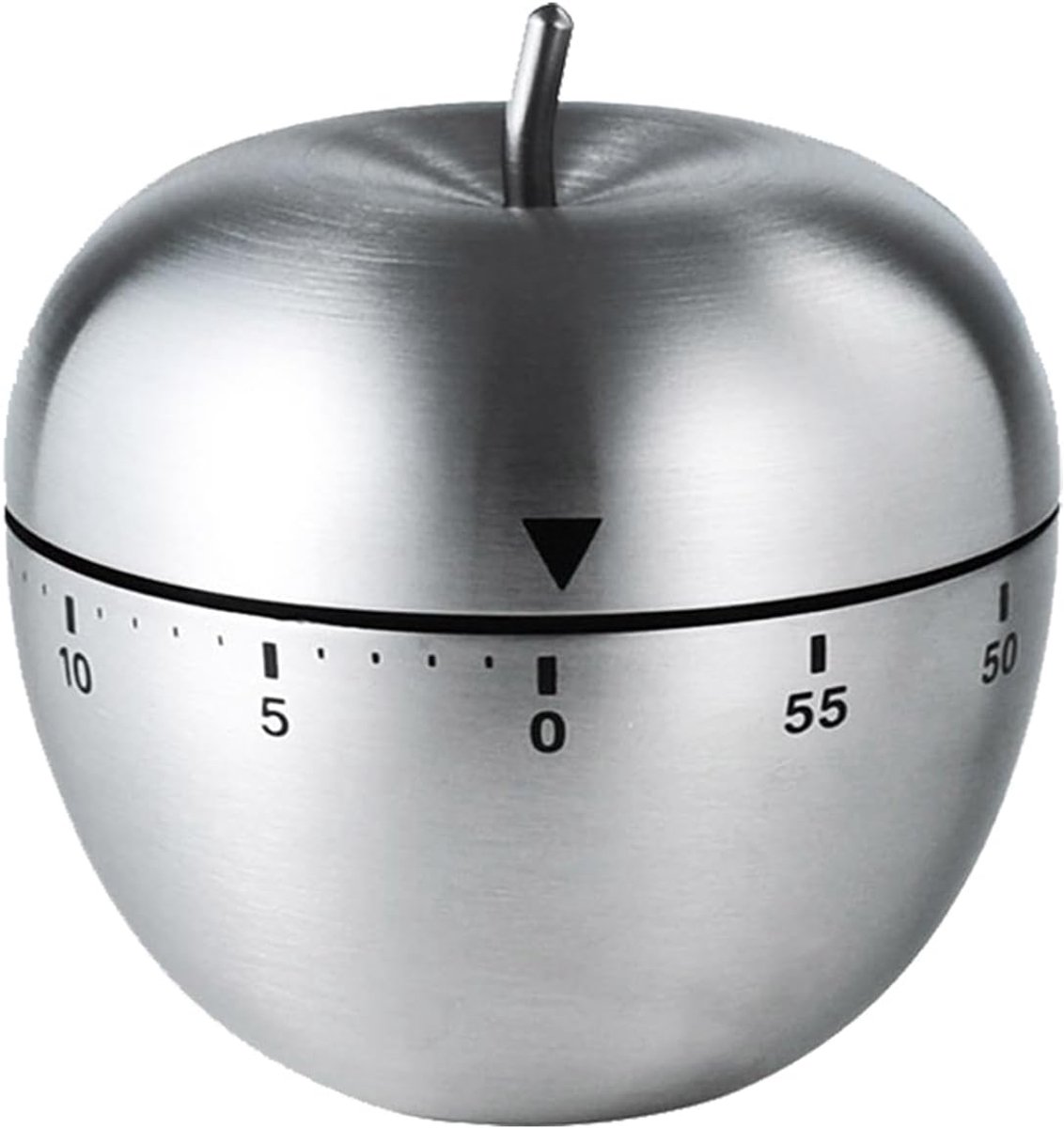 60-minute apple timer, kitchen cooking timer, manual timer (0 - 60 minutes), classroom timer, visual timer suitable for children, mechanical fruit-shaped timer (fruit shape) for saunas and boiling hard eggs