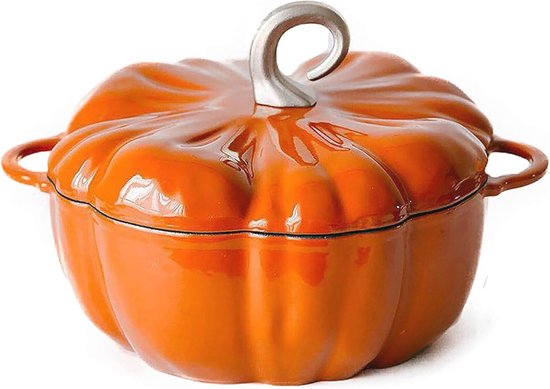 Geëmailleerde gietijzeren braadpan 3,5 liter - Wit