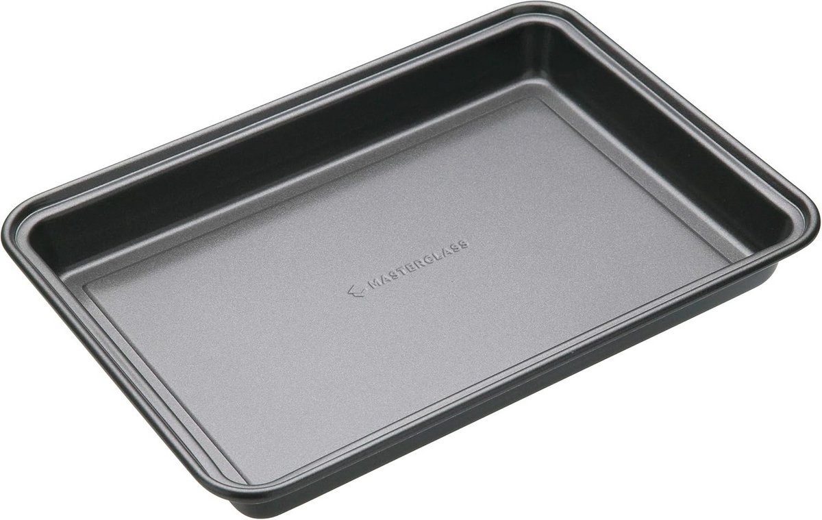Ovenschaal voor Traybakes en Brownies - Antiaanbak, 27 x 20 cm, Koolstofstaal