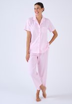 Damart - Pyjama 7/8 avec boutons - Dames - Rose - 42-44 (M)