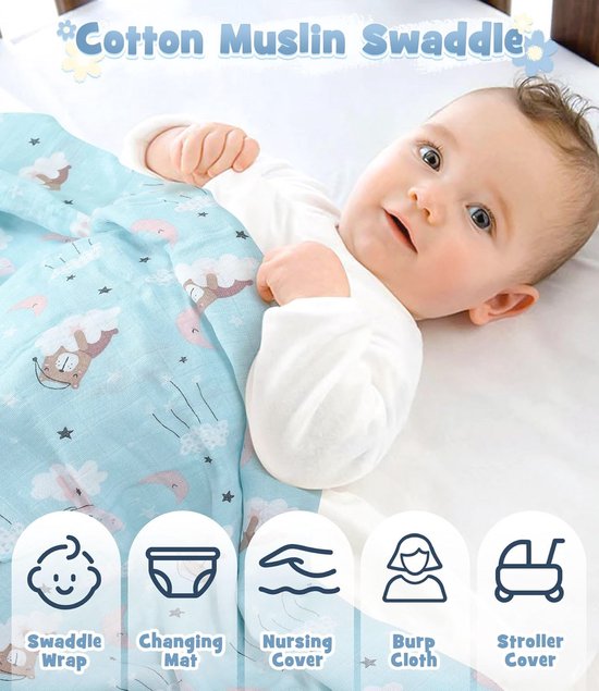 Geboorte geschenkdoos voor jongens - Compleet cadeau voor babyshower en geboorte — afbeelding 4