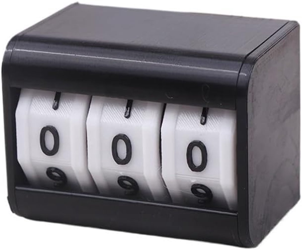 Scorebord Geschikt voor telspel met 3 cijfers - zwart