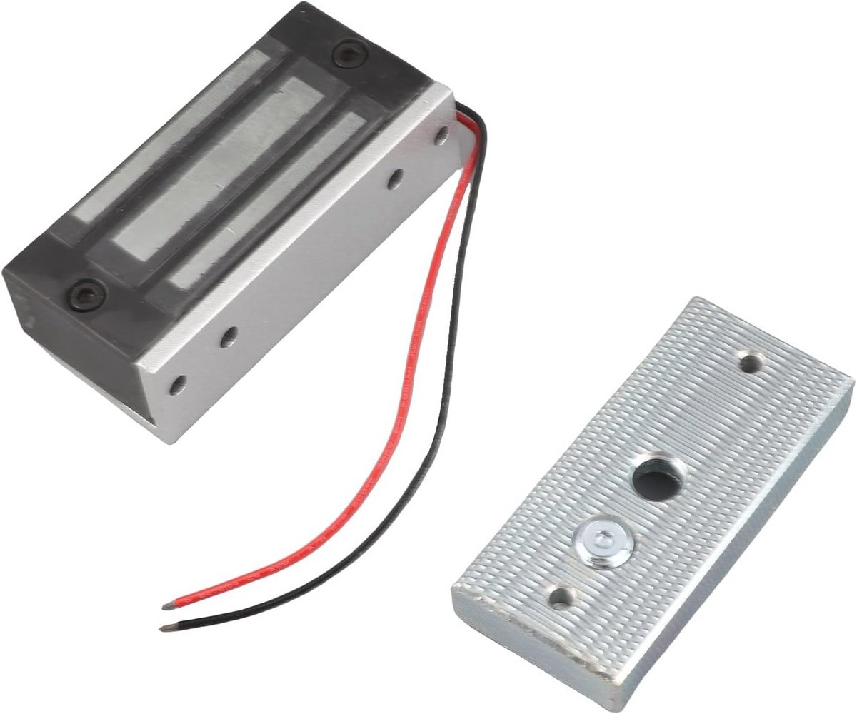 Veilig elektromagnetisch deurslot DC 12 V met 60 kg houdkracht voor verschillende deurtypes