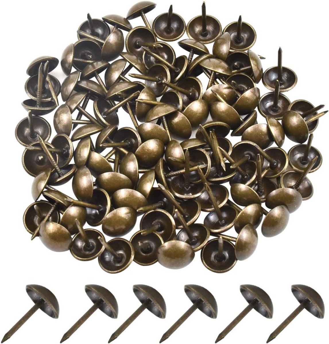 Tekenspelden - 100 metalen drukspelden voor kaarten, markering en DIY