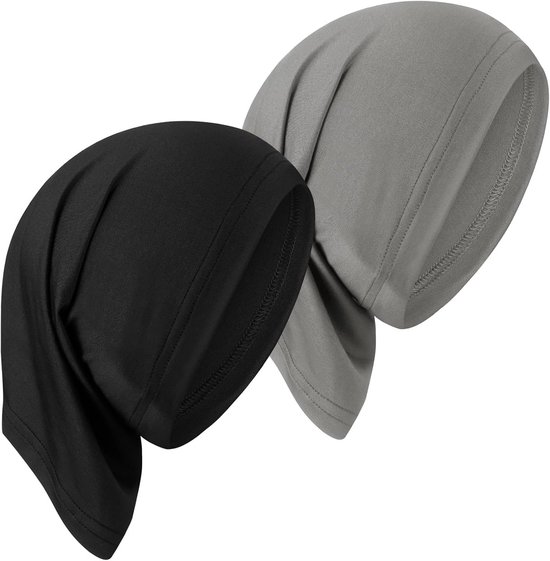 Wedhapy Hijab Cap 4 stuks hijab onderkap ademende katoenen voering met