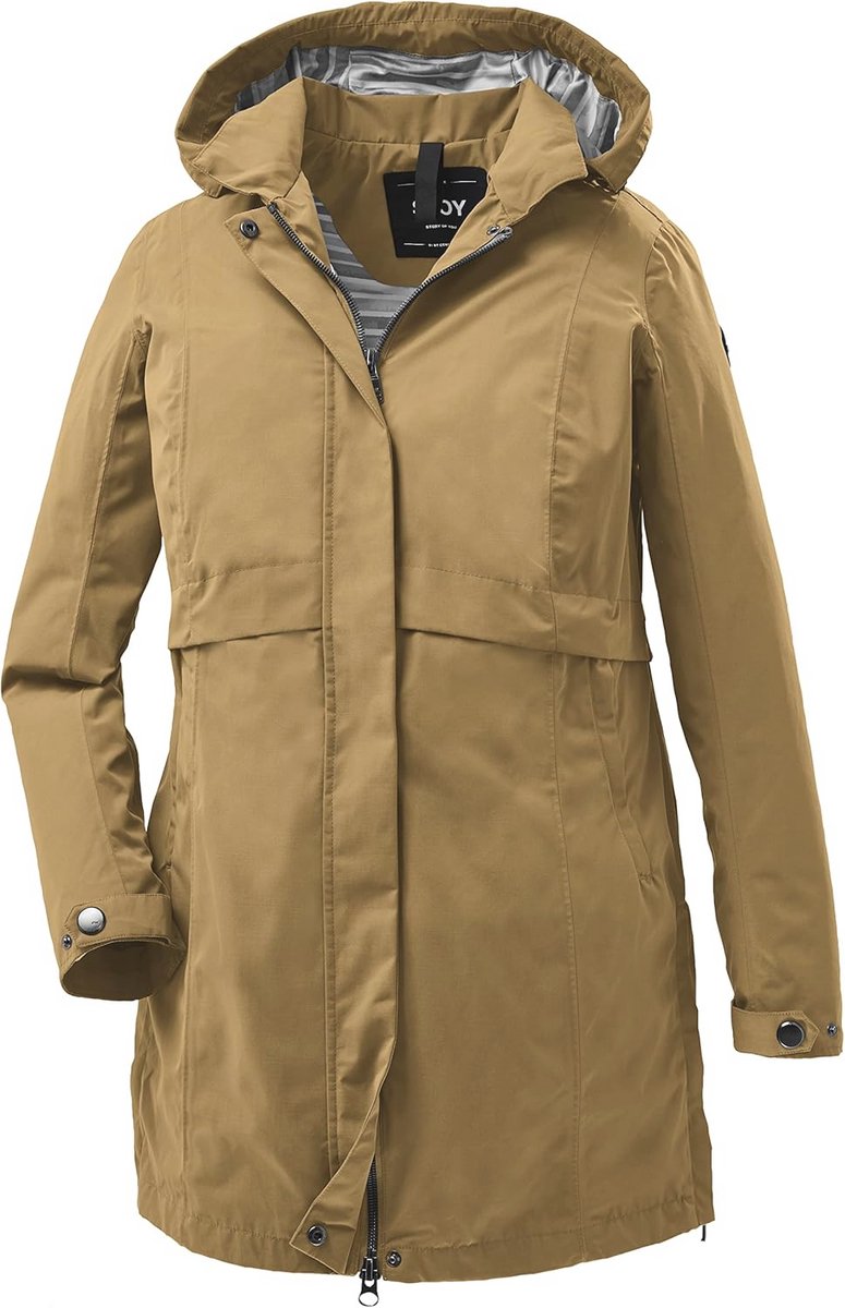 Dames Functionele Parka met Afneembare Capuchon - Plus Sizes