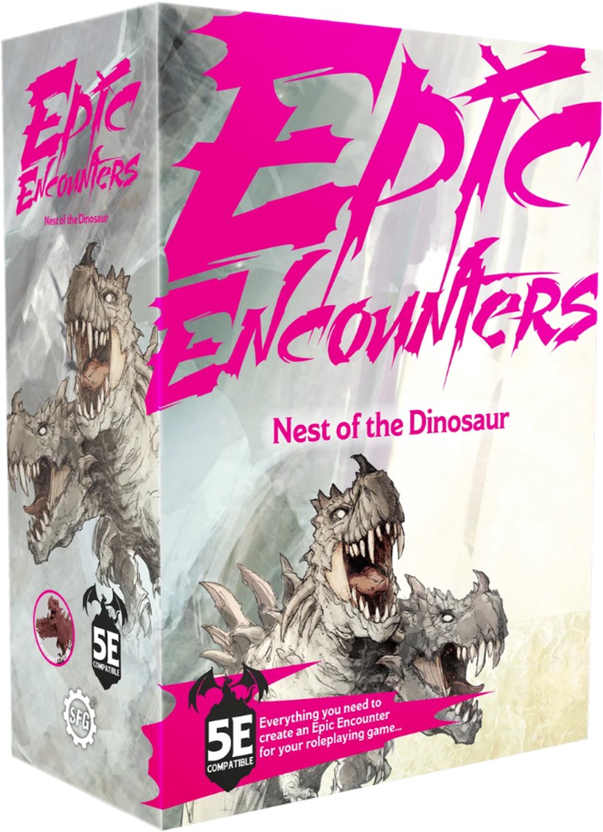Epic Encounters Nest of the Dinosaur - RPG Miniaturen - Steamforged Games