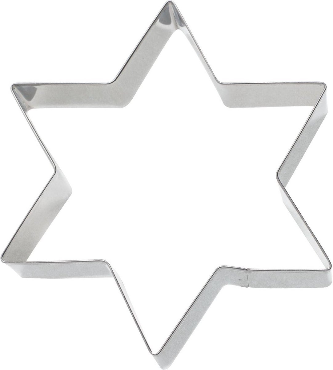 Peperkoek uitsteekvorm Ster - Roestvrij Staal 20 x 10 x 10 cm - Vaatwasmachinebestendig