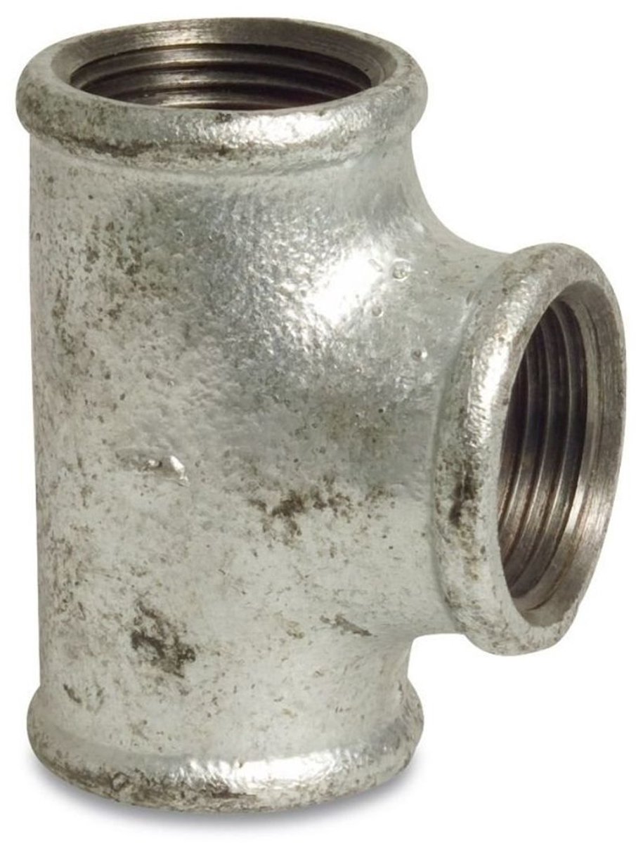 Draadfitting Gietijzer T-stuk 2" IG x 2" IG x 2" IG