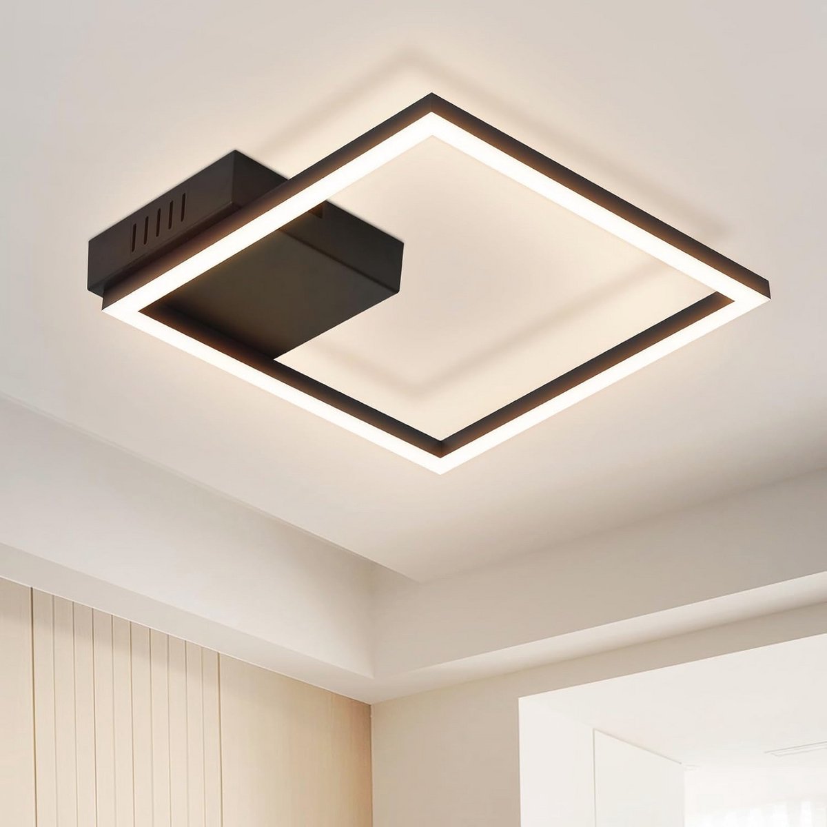 LED Plafondlamp Modern Design - 12W Warm Wit 3000K voor Keuken, Slaapkamer, en Woonkamer