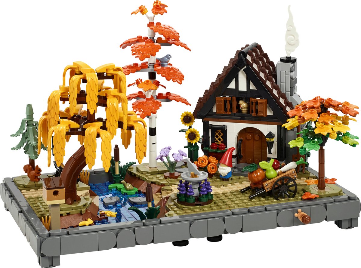LEGO Icons Herfsttuin met Cottage Herfstdecoratie - Bouwpakket voor Volwassenen - 11372 – foto 7