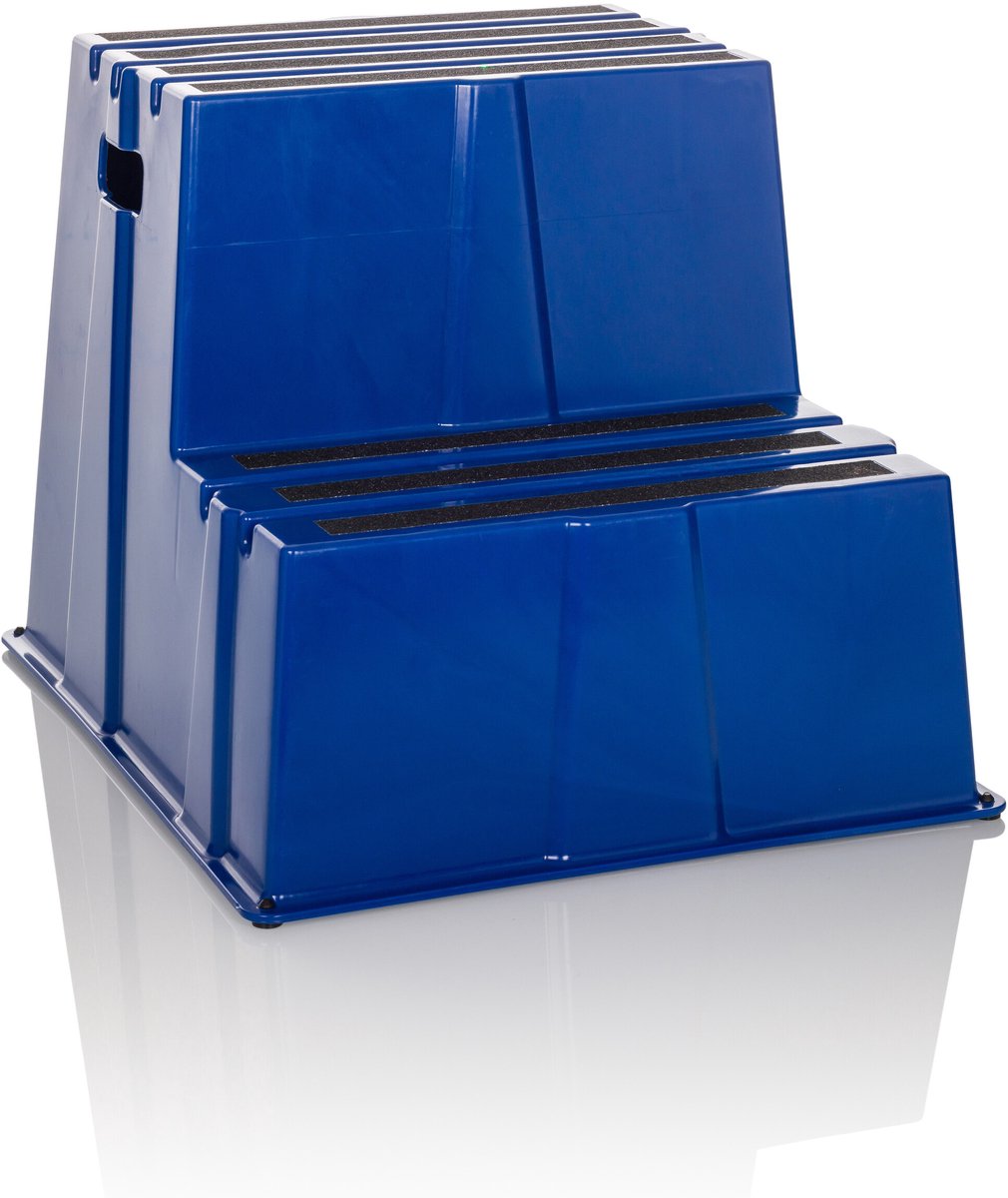 Opstapkrukje / Opstap TIO-E2 kunststof blauw hjh OFFICE
