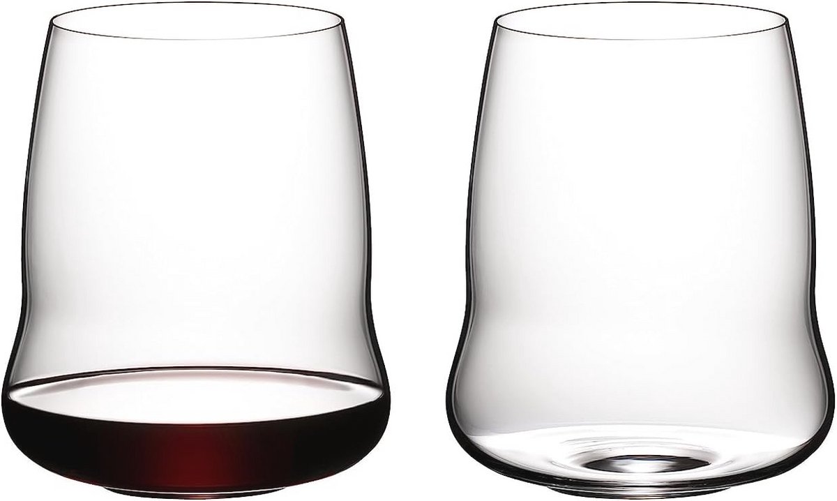 Stemless Wijnglazen Set van 2 voor Cabernet Sauvignon - 67 cl