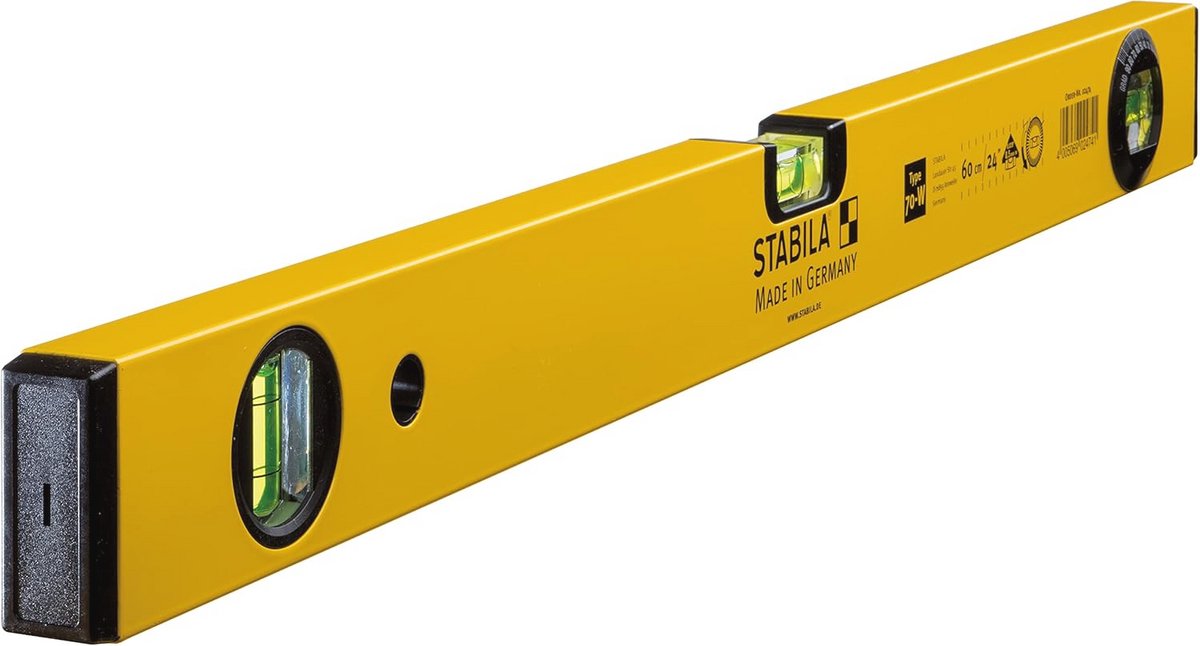 Niveau Waterpas 60 cm met Draaibare Hoeklibelle