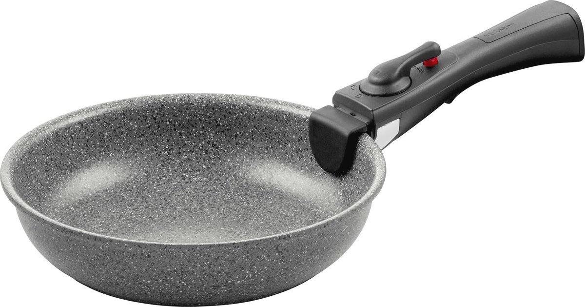 20 cm Keramische Koekenpan met Afneembare Handgreep - Geschikt voor Inductie