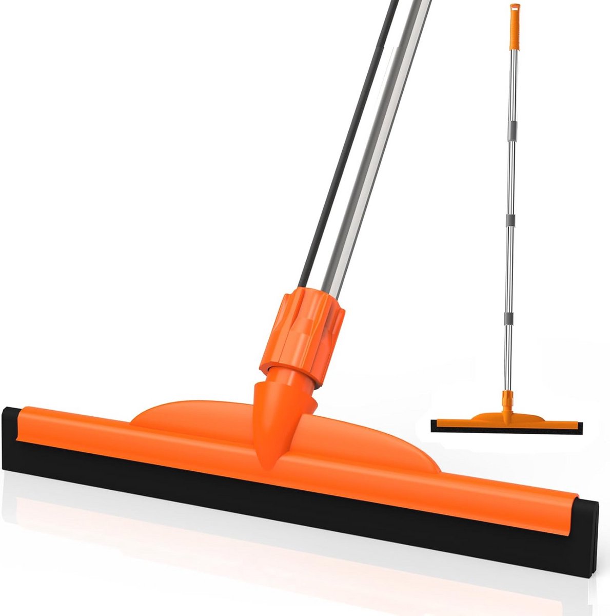 Multifunctionele vloerwisser voor betonvloer met verstelbare steel 157,5 cm