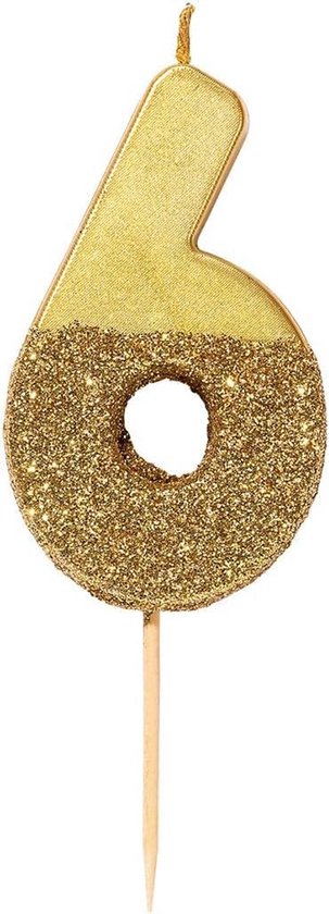 Trick or Treat gouden taart topper met vleermuis voor Halloween