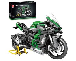 Reobrix 570 H2 SX SE 1:5 XL High Speed Motorcycle bouwset | Classic motorfiets modelbouw | Educatief creator constructie speelgoed bouwpakketten voor kinderen & volwassenen | Racer champion set geschikt voor Lego | Bouwdoos met 2088 bouwstenen