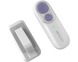 Afstandsbediening, geschikt voor Kindle Paperwhite, Colorsoft, Oasis, Scribe, iPad, tablets en e-readers, draagbare afstandsbediening, RF-afstandsbediening, kan automatisch pagina's omslaan, pagina-omslagapparaat, wit