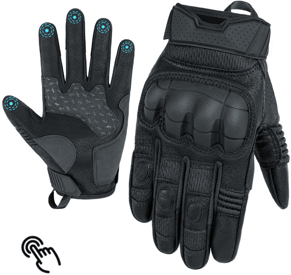 Ademende, slijtvaste, antislip en multifunctionele outdoorhandschoenen voor fietsen, bergbeklimmen en training.