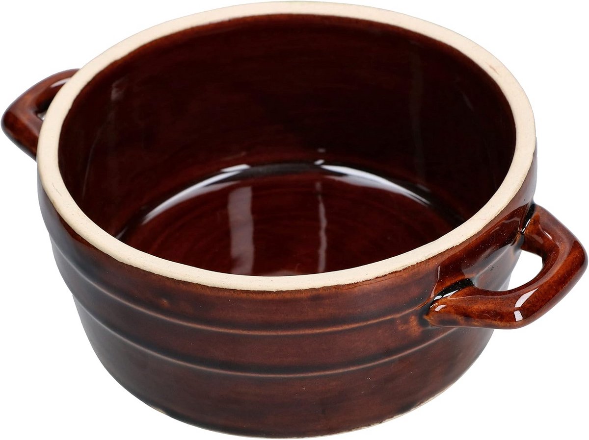 Keramische Kom 16 cm - Steengoed Serveerschaal en Ovenschaal van Aardewerk