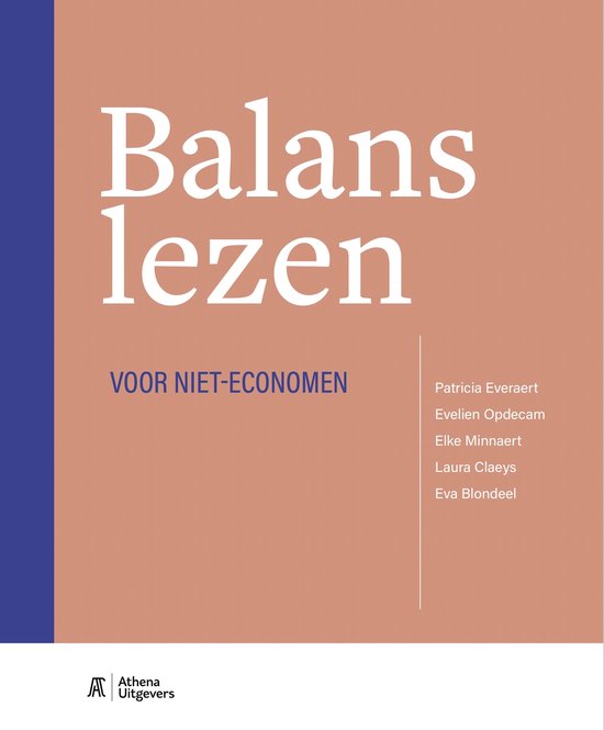 Couverture de livre avec le titre Balans lezen voor niet-economen et les noms des auteurs.