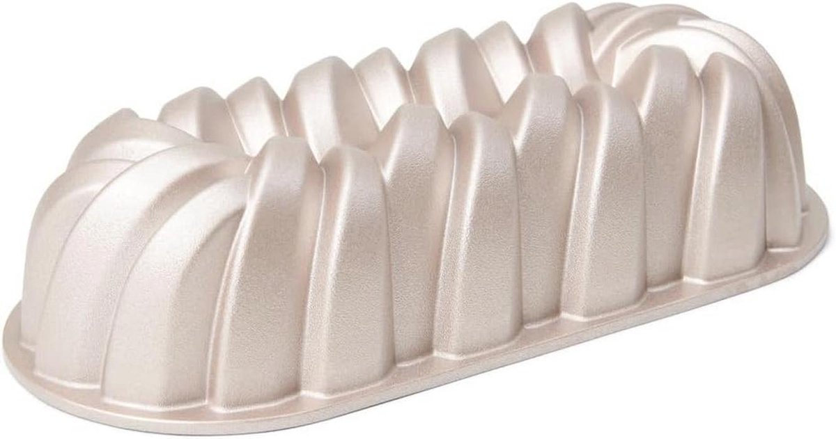 Braided Cake Pan - Cast Aluminum Baking Mold for Bread and Brioche - 31 x 14 x 8 cm