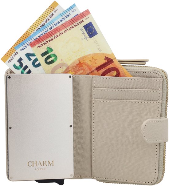 Charm London BIllingsgate Portemonnee - Beige