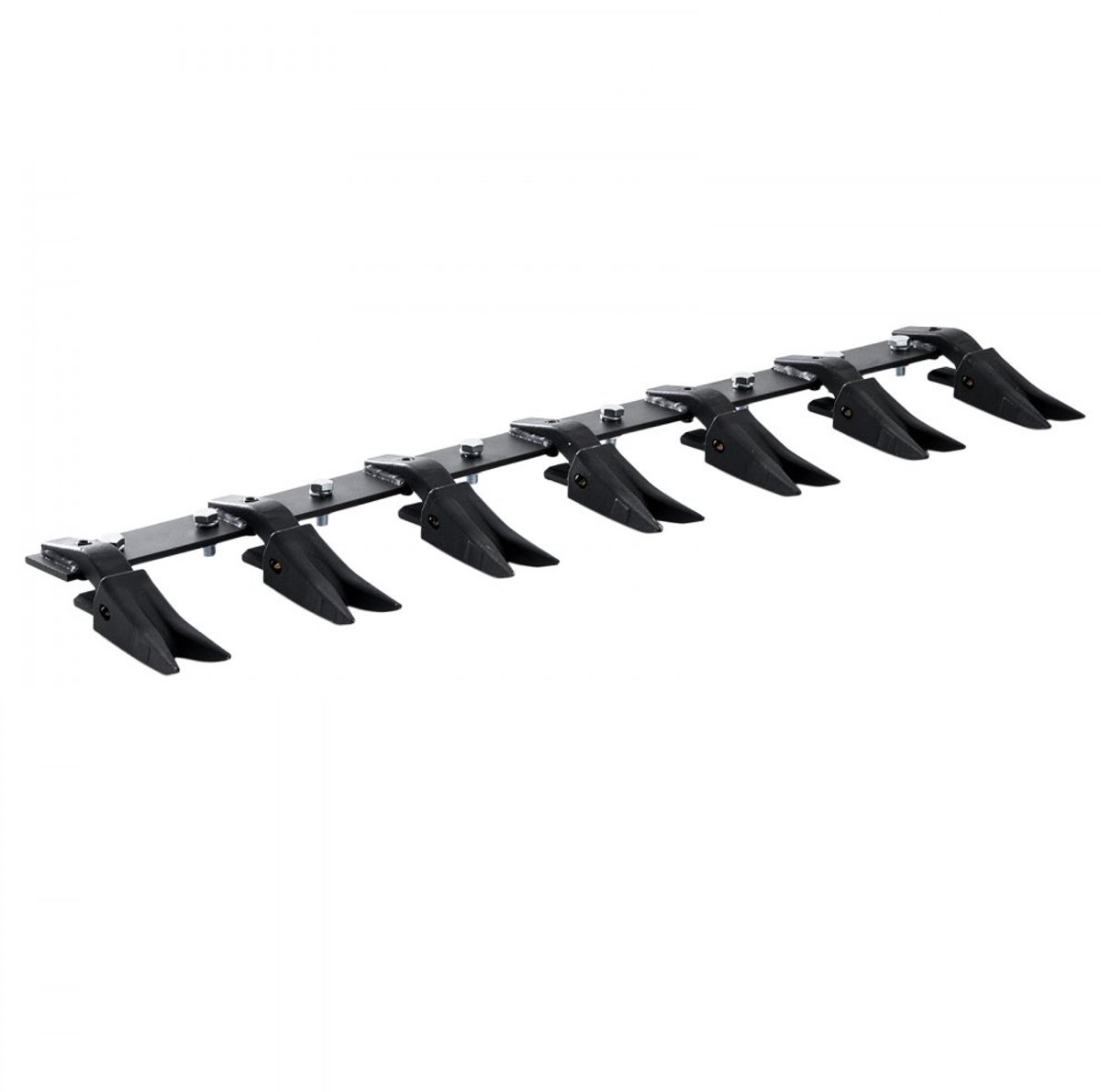 Trekker bakrek - Tandenbalk voor schepbak van subcompacte voorlader - 1,3 m Breedte - 2000 kg Draagvermogen - Past op bakmessen tot 1,27 cm - Robuust Staal - Eenvoudige Montage