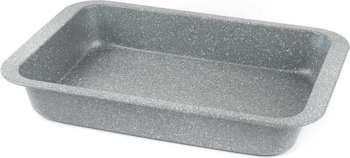 Koolstofstaal Braadpan met Marmeren Effect 36cm - Antiaanbak, Ovenbestendig tot 220°C